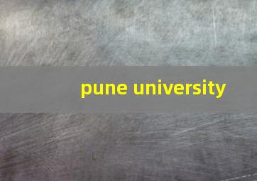 pune university